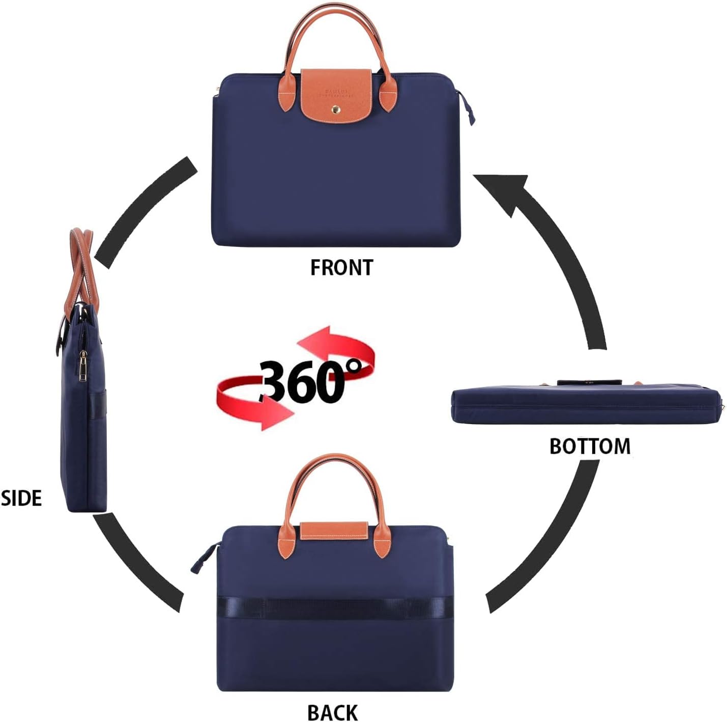 Kamlui Laptop Bag 15.6-Inch for Women Slim - Image 8