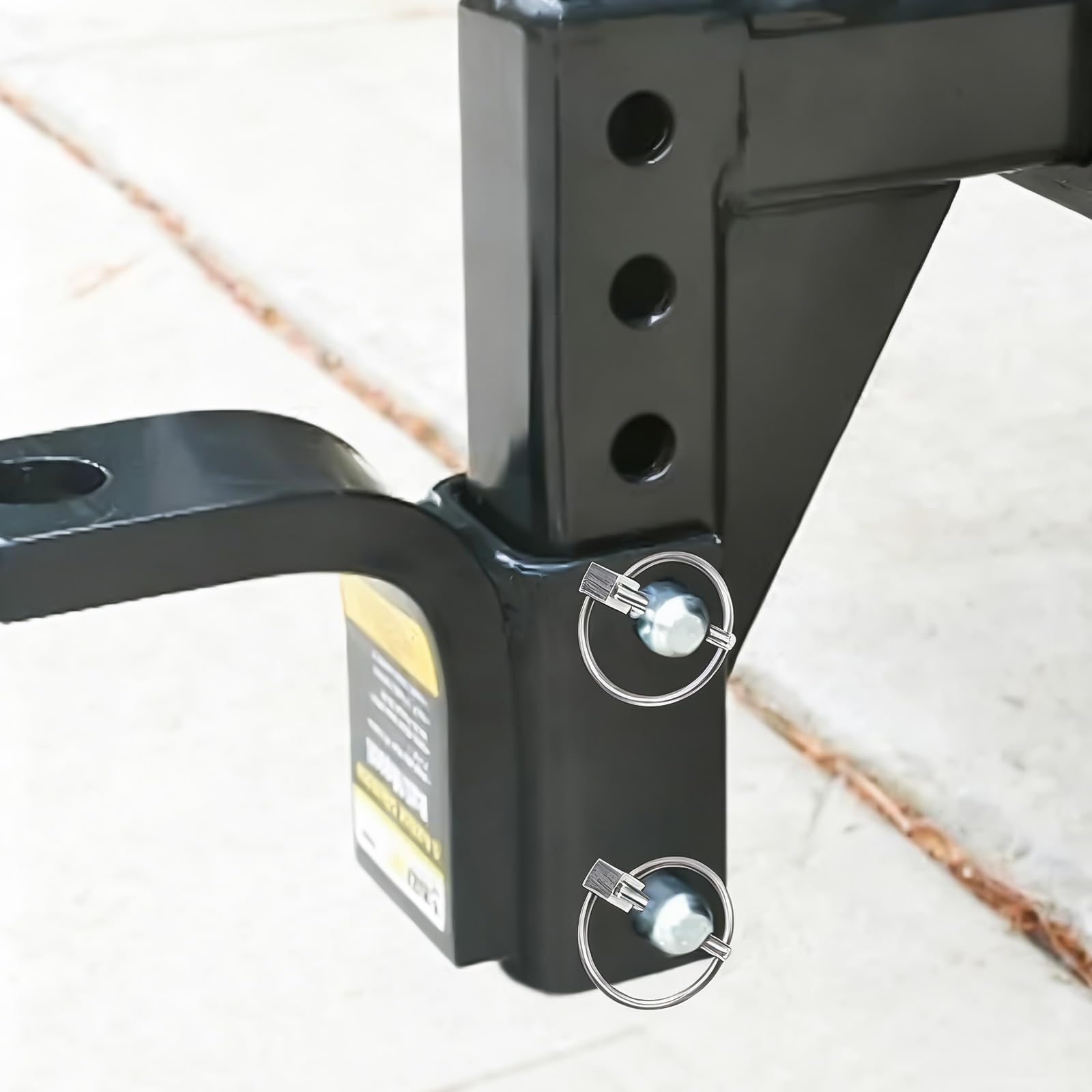 10 Pezzi Perni di Sicurezza Rotondi, 3 mm Acciaio Inossidabile Coppiglie ad Anello Perni, Spine Coppiglie ad Anillo per Navi, Trattori, Camion e Rimorchi (Argento)
