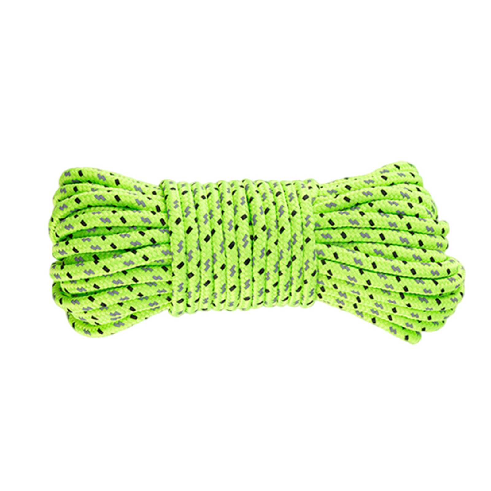 EXQIOUR Reflective Paracords Rope High Strength Tent Lanyard Strap Outdoor Camping Survival Rope Guyline Hiking Equipment Outdoor Camping Survival
