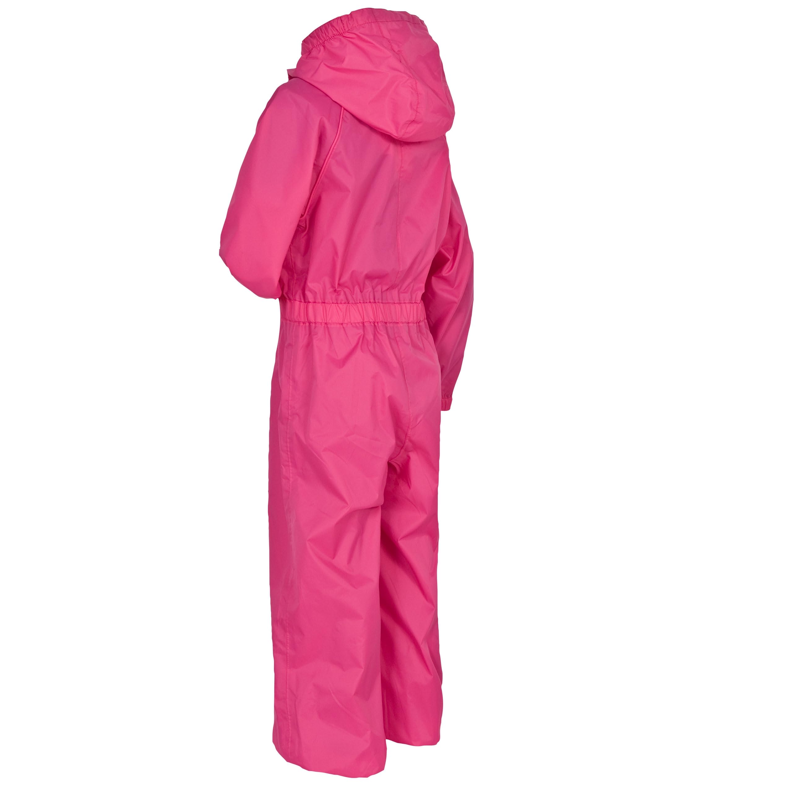 BUTTON Boys Waterproof Windproof Breathable All In One Rain Suit