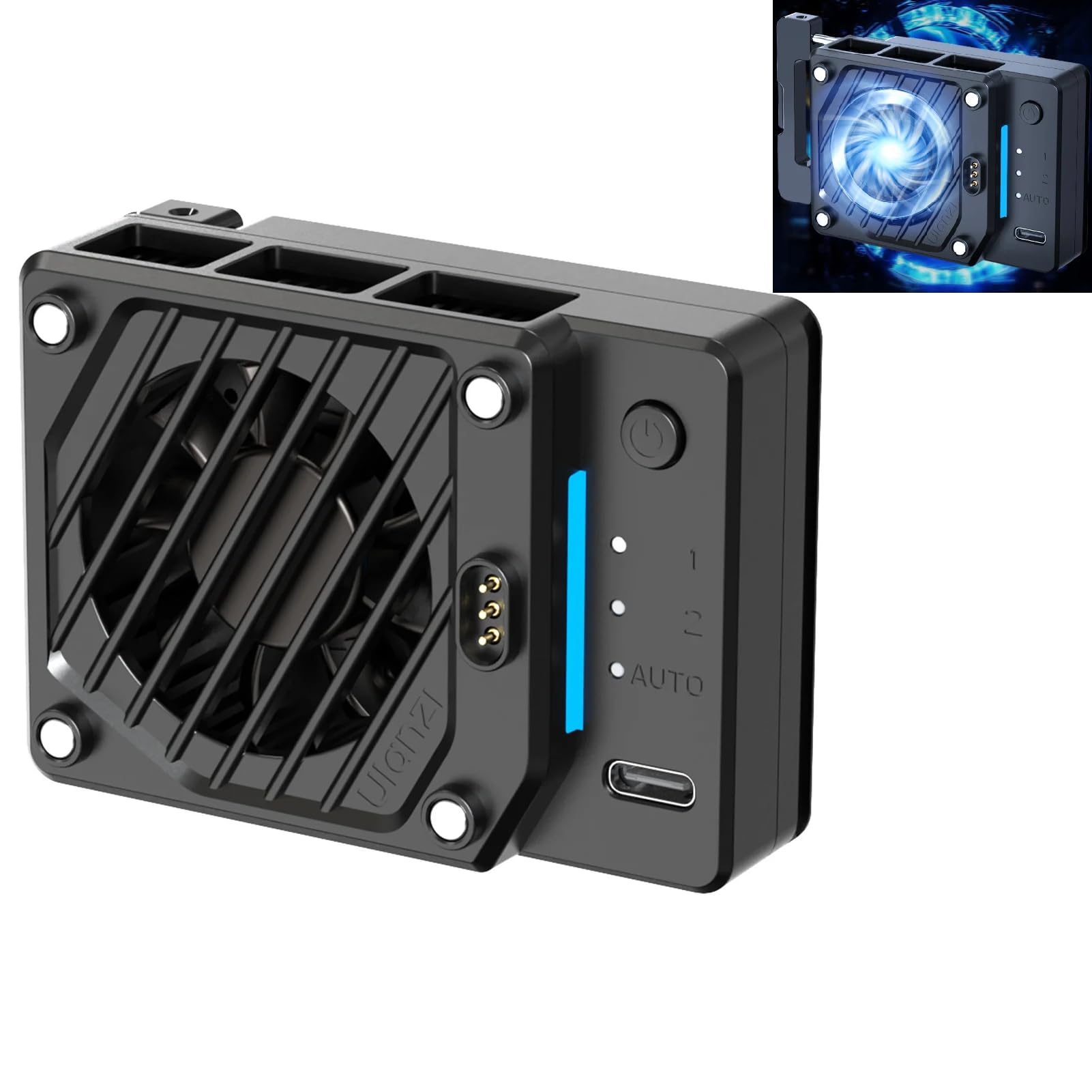 Ulanzi C045 CU01 カメラ用冷却ファン/発熱対策 冷却システム Amazon | Ulanzi C045 CU01 カメラ用冷却ファン/発熱対策 半導体カメラ