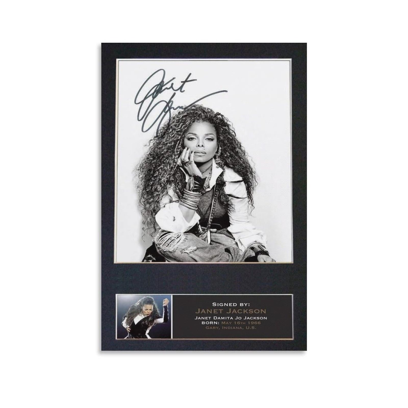 Amazon.com: IVNE HY5V Janet Jackson 3 Canvas Poster Wall