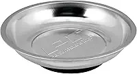 Performance Tool 20420 Bandeja magnética de peças de 10,2 cm - parafusos de armazenamento, parafusos, porcas, soquetes, extensões, bandeja organizadora, suporte de borracha, bandeja de armazenamento