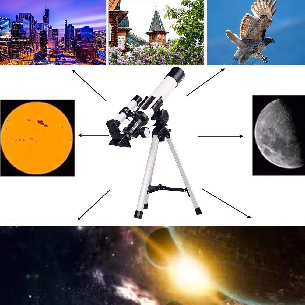 Teleskop astronomiczny Teleskop astronomiczny ze statywem Początkujący profesjonalny obserwacja gwiazd Hig, teleskop dla dzieci-teleskop astronomiczny o dużej rozdzielczości z dużym powiększeniem