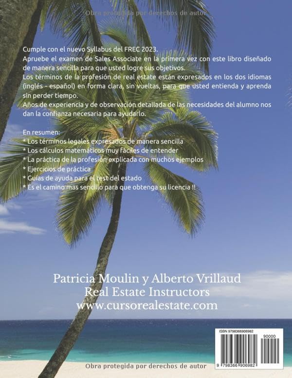 Miniatura 2 de Real Estate Sales Associate en Florida Cuarta Edición - Nuevo Syllabus (Spanish Edition)