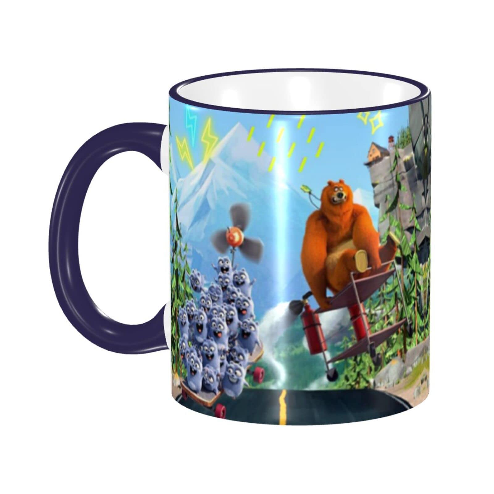 Mug for Grizzy and The Lemmings 11 oz Ceramic Glossy Gift for Coffee Lovers Quote Mug Gifts for Men & Women.
