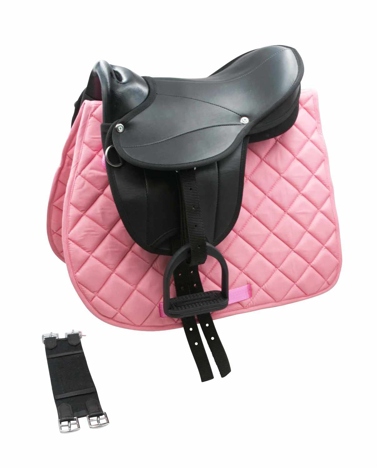 AMKA Pony-Shettysattel Set Kirana komplettes Set auch für Holzpferde