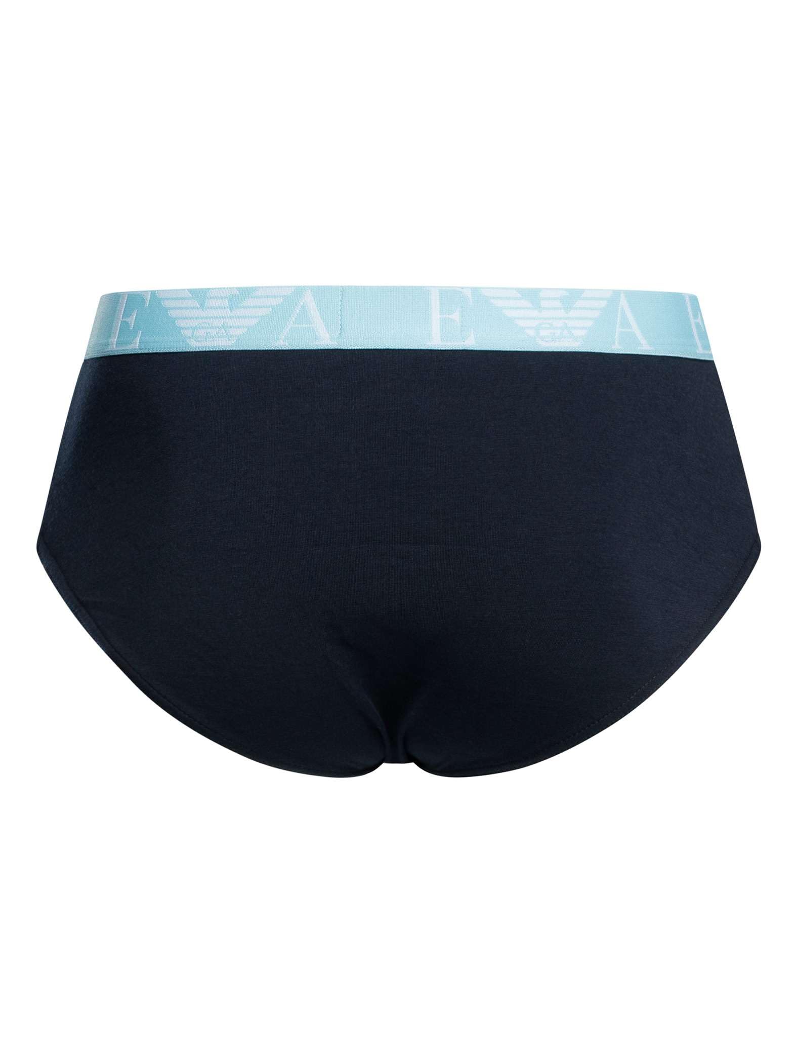 EMPORIO ARMANI Confezione da 3 Slip da Uomo, AR.Blu/AR.Blu/AR.Blu, XXL