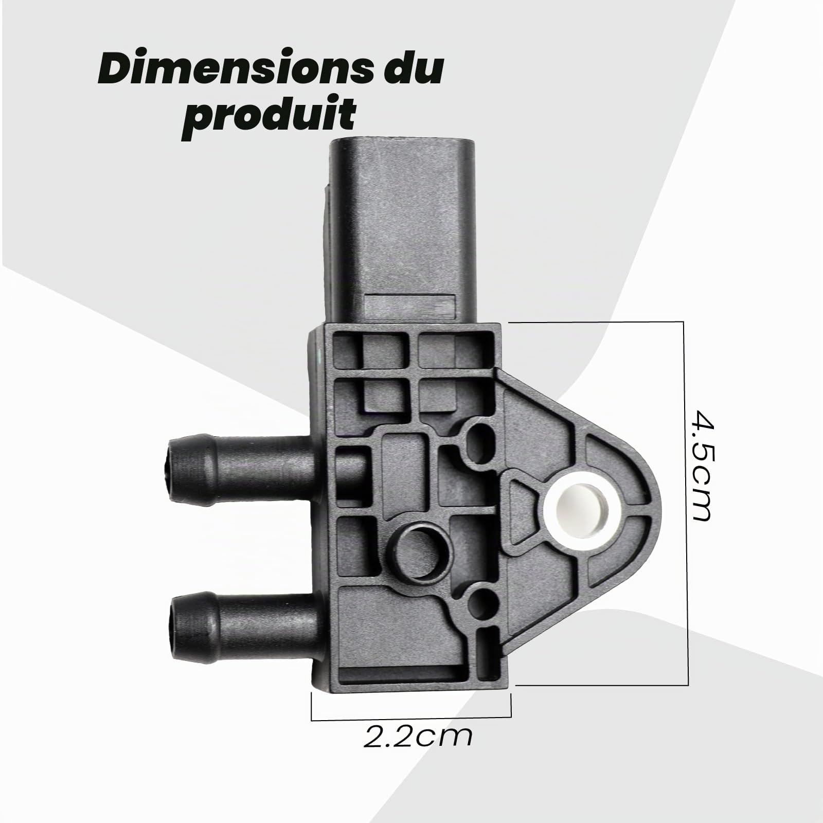 Capteur de pression d'échappement pour 207 208 301 307 407 Expert Partner Capteur de pression différentielle pour véhicules DPF 9662143180 9645022680 161809 1618Z9