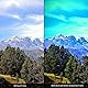 Fotover 24 Stück Square Filterset ND Graufilter Verlaufsfilter Voll Farbfilter Set für Cokin P Serie mit Adapter Ringe Filterhalterung Objektivreinigungsstift und Weiteres Zubehör für DSLR-Kamera