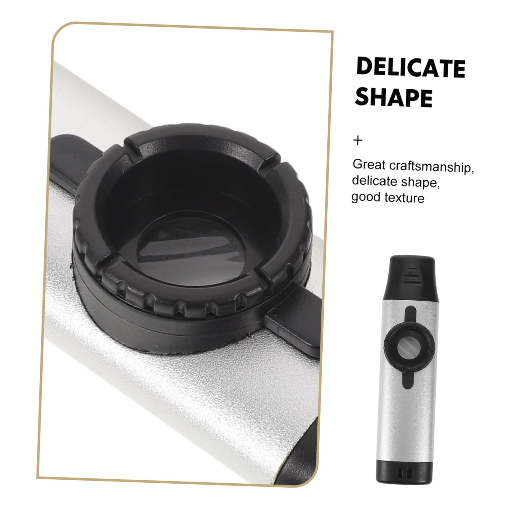 Kazoo Mini Instrumento para Principiantes Electrónico Modelo 83 Plata