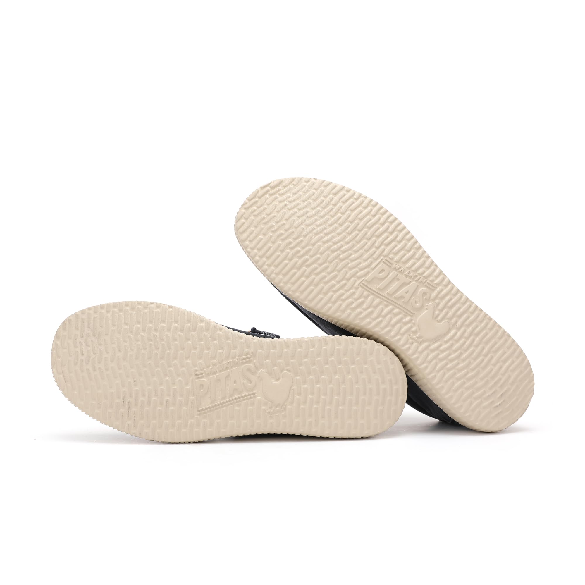 Walk in Pitas WP150 Wallabi Washed Mocasines de Hombre Náuticos Casual Zapatillas de Tela sin Cordones