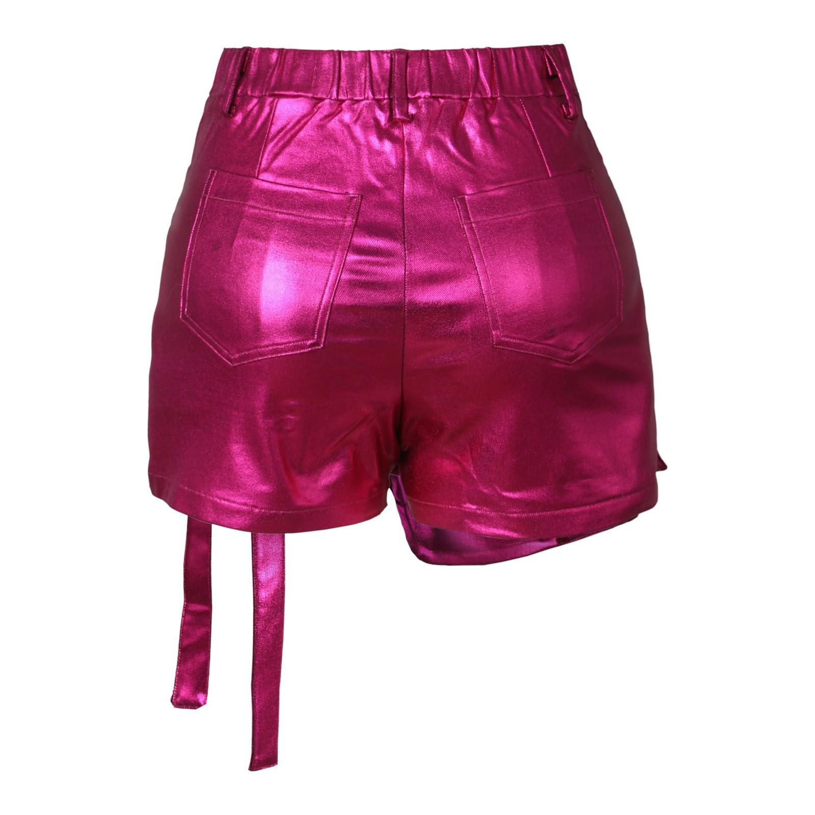 Pantalones Mujer Chandal, Shorts Mujer Lino, Cargo Verano con Cintura EláStica Alta Y Bolsillos AsiméTricos A La Moda Pantalon Corto Deporte Shorts PantalóN CháNdal