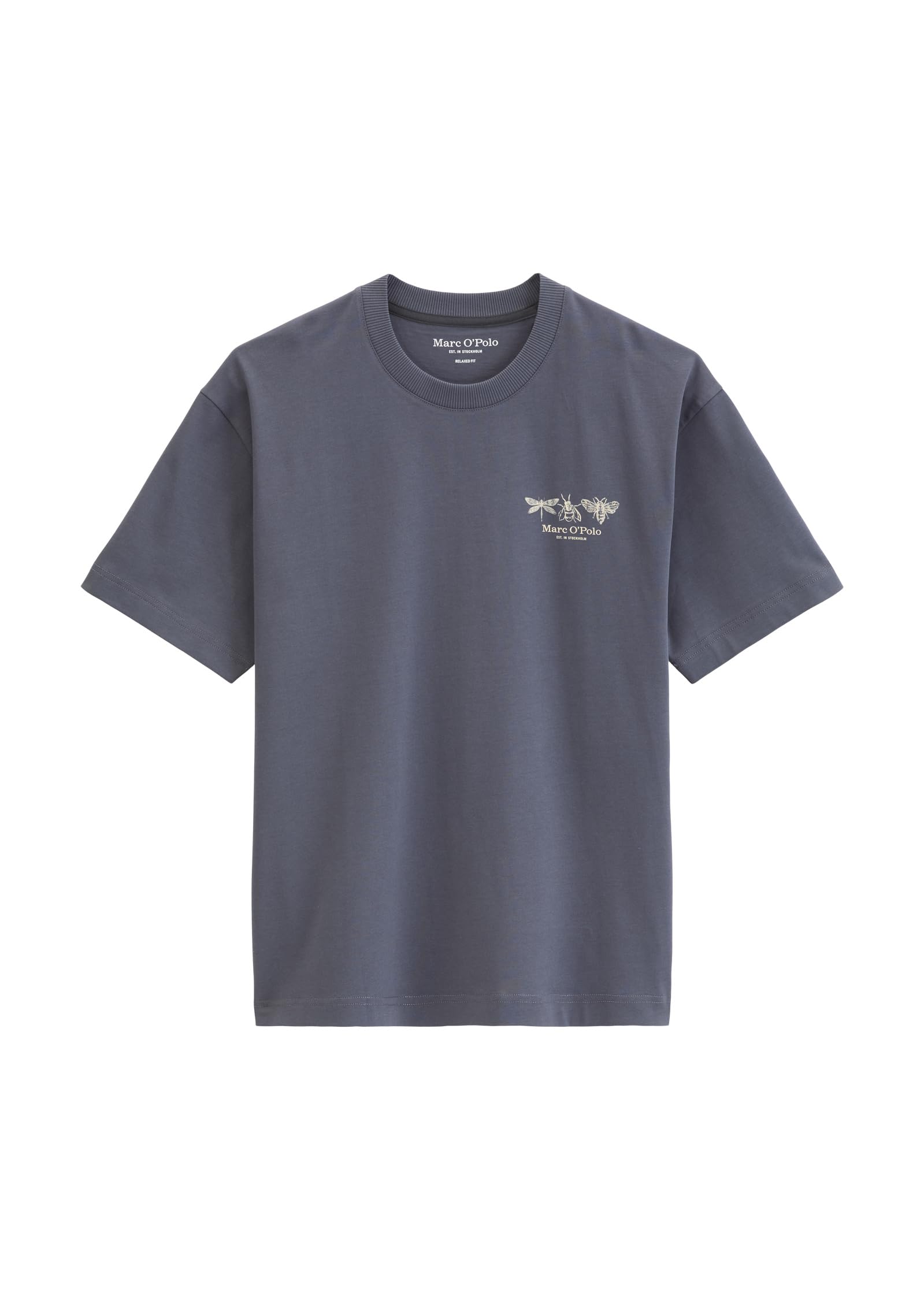 Marc OߴPolo Herren T-Shirt mit Logo Relaxed Fit