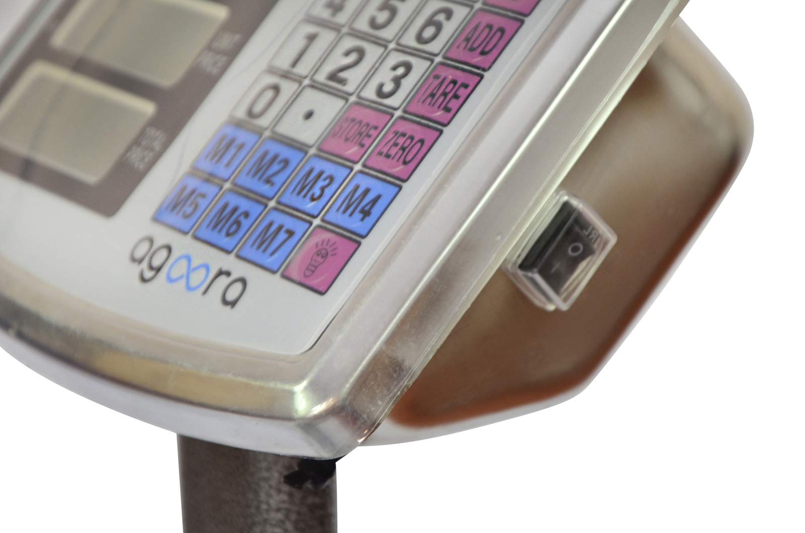 Báscula Industrial 300kg/50g, Pantalla LCD Digital, Plegable, Balanza De Plataforma Reforzada 40x50cm, Acero Tratada Térmicamente, Báscula De Paquetes Postales Para Pesaje