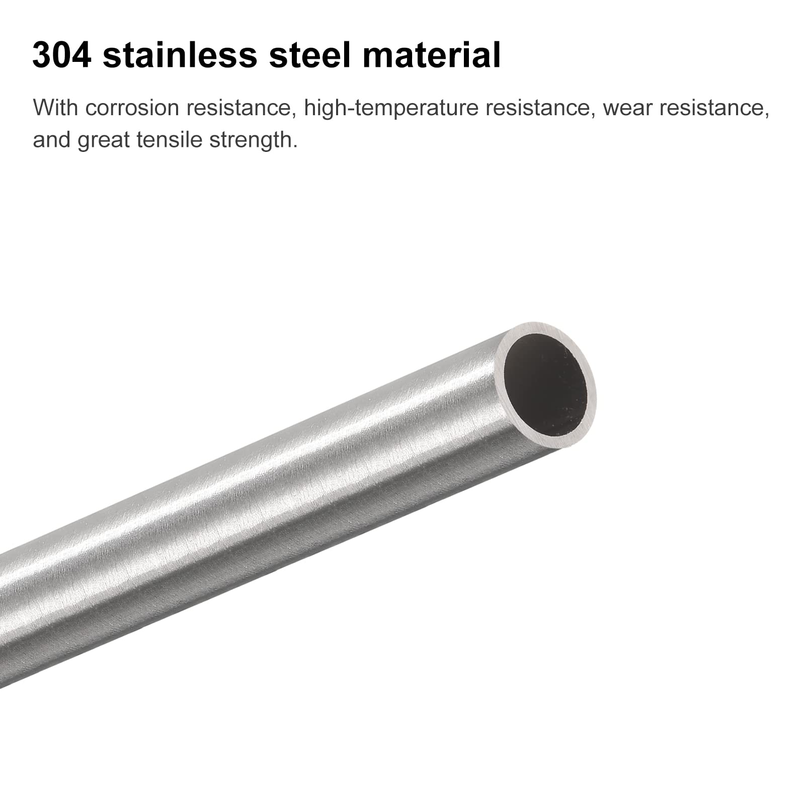Tubi Capillari In Acciaio Inox 304 QUARKZMAN - 6,5mm X 1mm (spessore) X 250mm - 2 Pezzi - 5