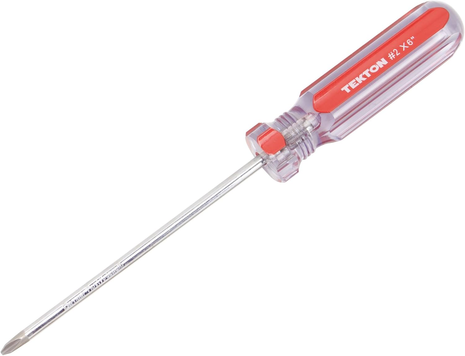 TEKTON 27017 #2 Phillips by 6-Inch Pro Screwdriver [Older Model]