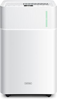 VonHaus Dehumidifier 20L/Day, 4.5L Water Tank – Moisture Extraction Machine For Damp, Condensation, Laundry/Clothes Drying, Prevents Mould & Smells – For Home, Bedroom, Utility Room & More