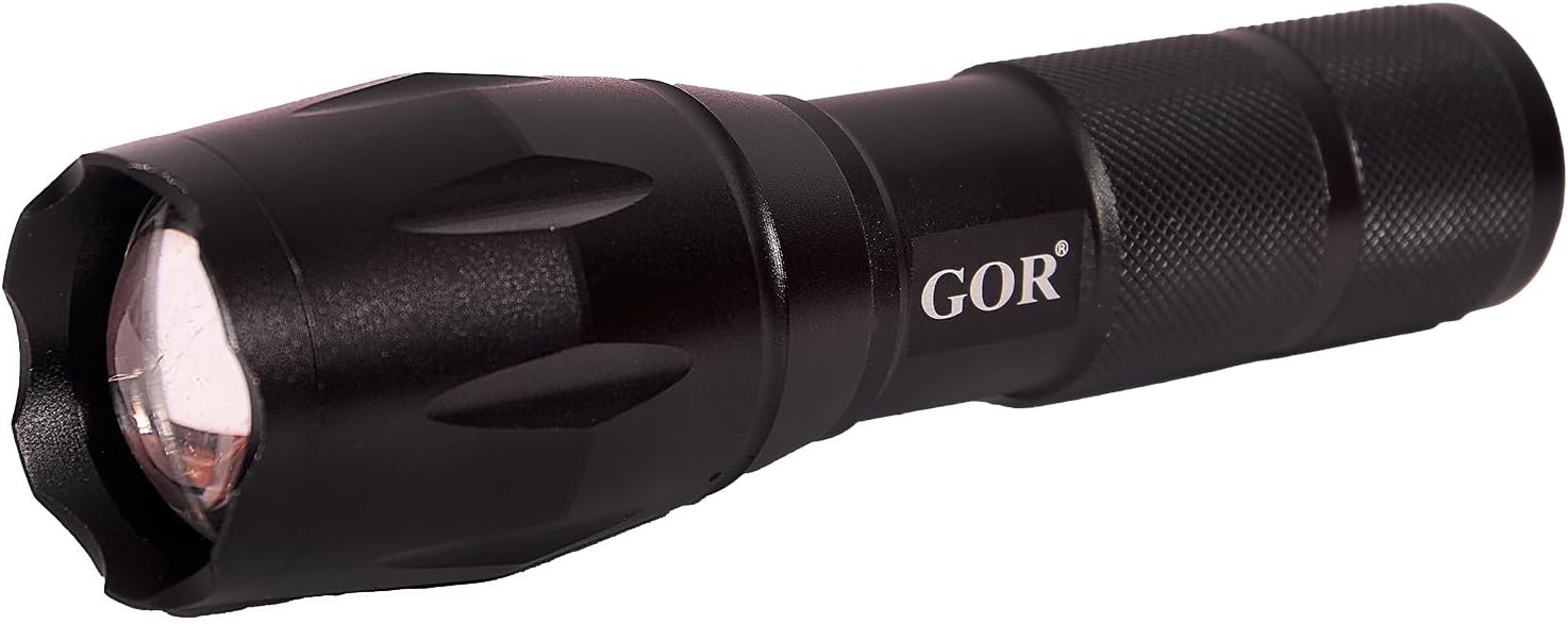 GOR Rechargeable Flashlight Torch 18650 Battery (SS650-T6)