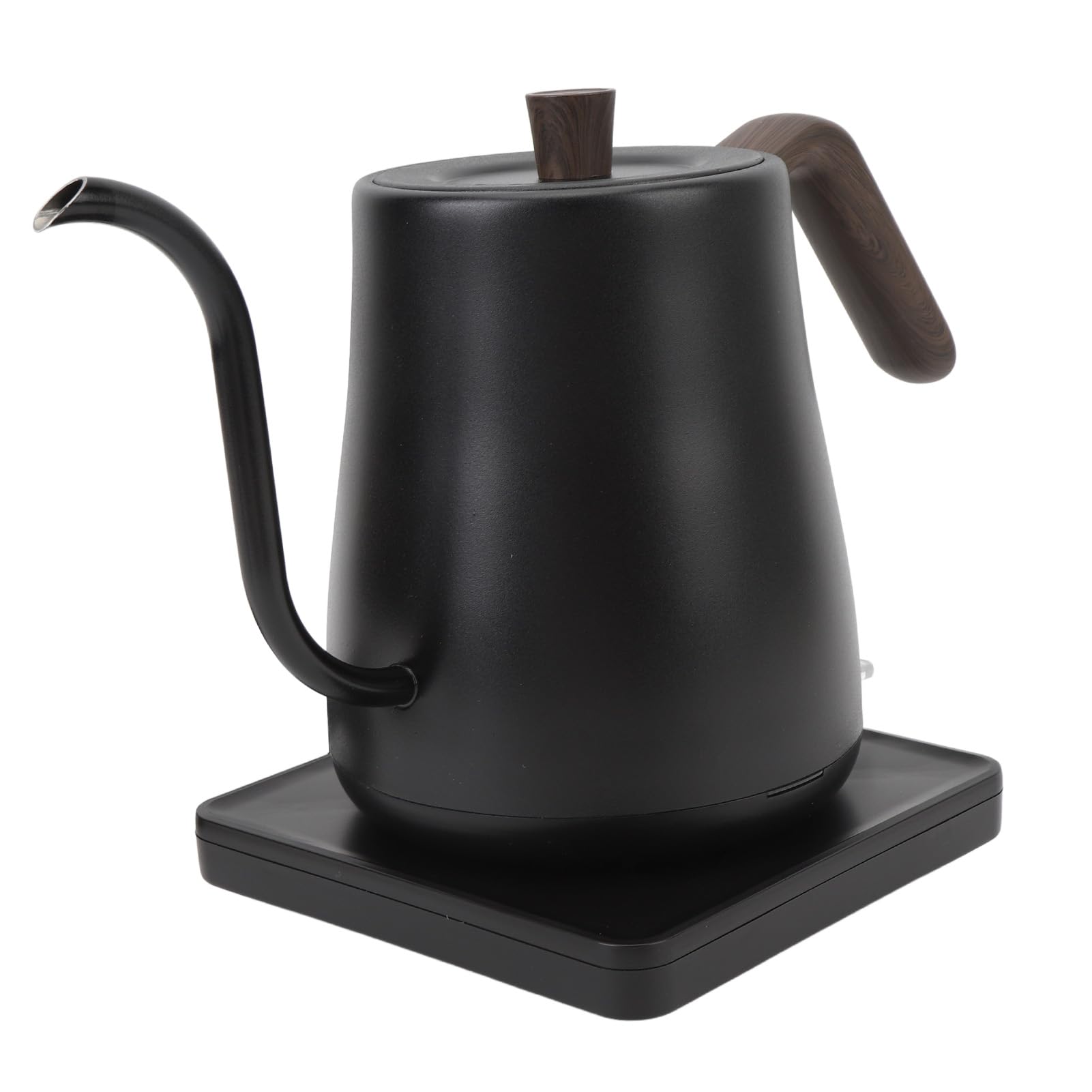 Hervidor Eléctrico de Cuello de Cisne de Acero Inoxidable, Ergonómico, para Verter sobre el café, Control de Flujo de Agua de 90 °, con Elegante (Enchufe europeo 220V)