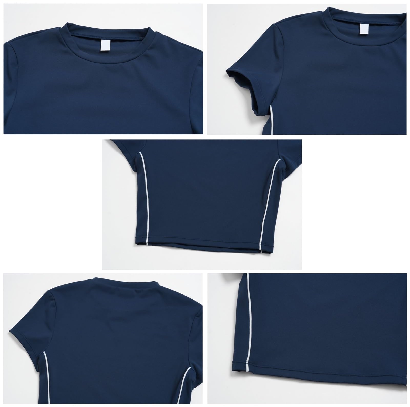 Camiseta Corta Yoga Mujer Espalda Abierta – Suave, Transpirable y Secado RáPido – Top Entrenamiento y Gimnasio