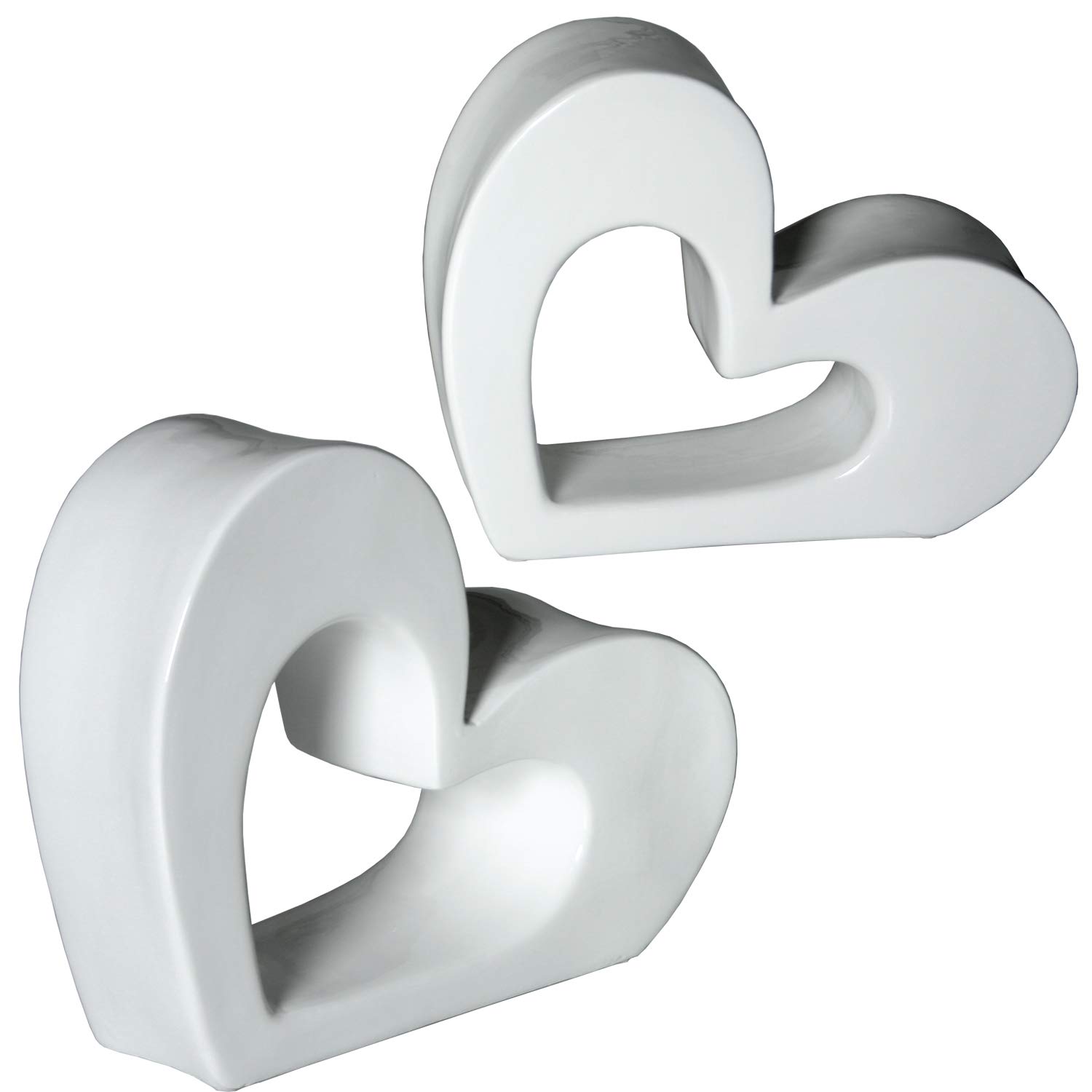 Figurines en céramique blanche pour sublimer votre étagère de salon