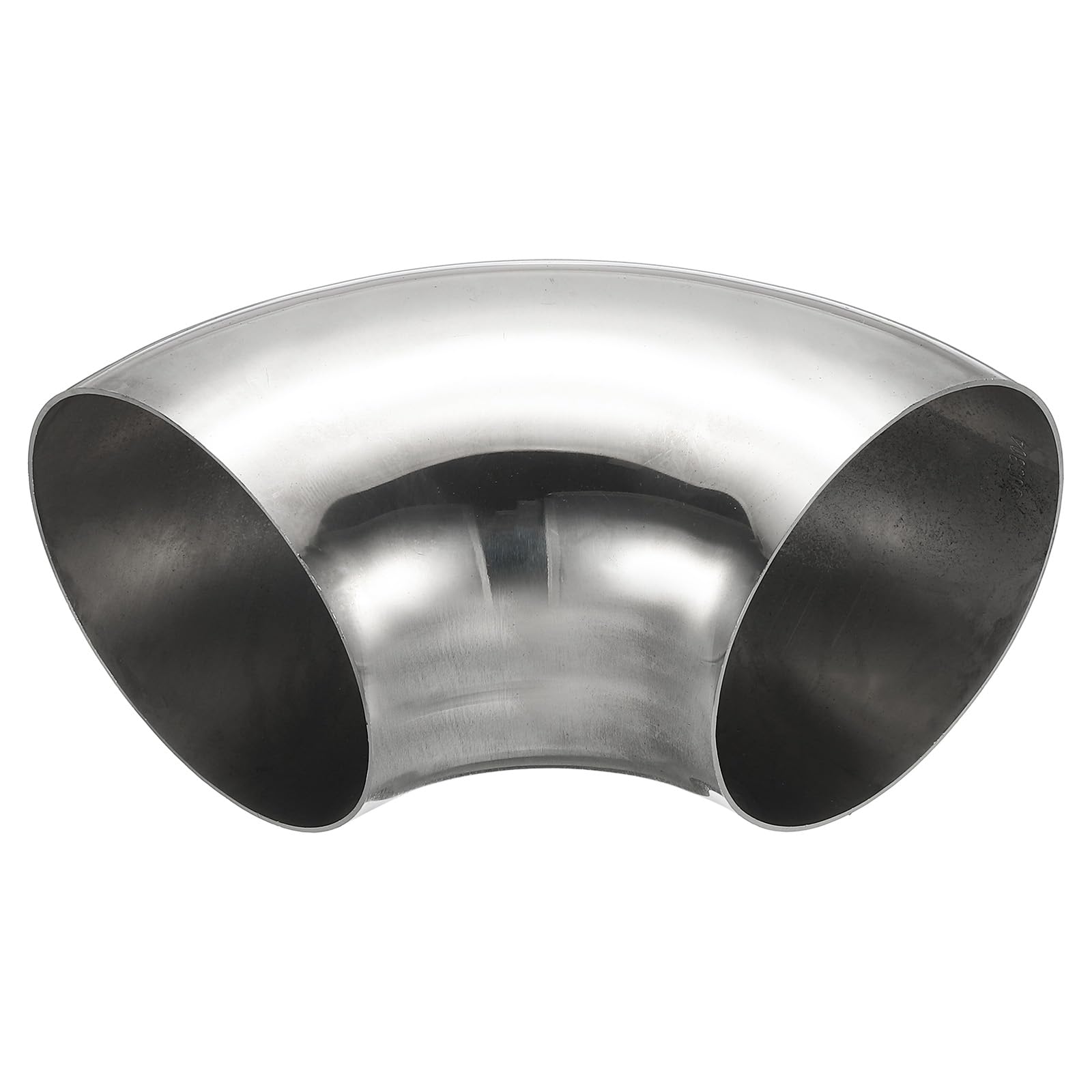 PATIKIL Codo curvado a mandril 90 grados 102mm OD Codo escape acero | conector tubería escape 304 acero inoxidable, para tubería escape barandilla escalera HVAC