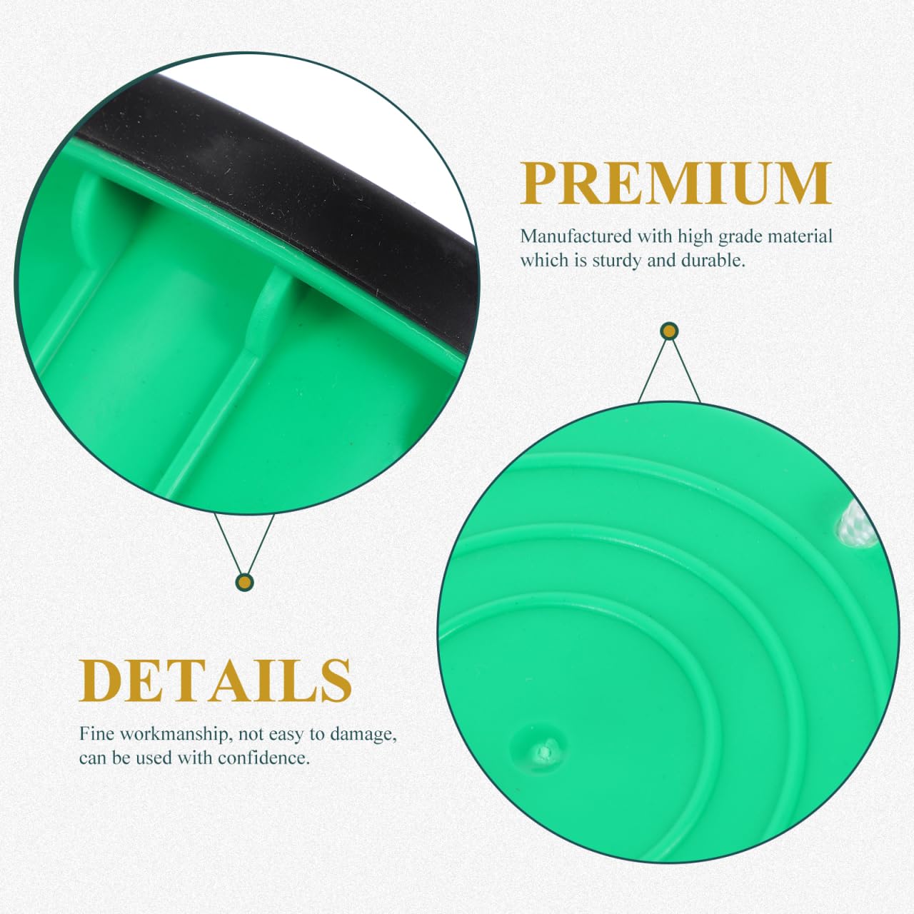 Abaodam Lot de 2 Échasses pour Garçon et Filles Vertes, Jouets D'entraînement à L'équilibre Antidérapants en Plastique Robuste, Adaptés aux Jeux en Extérieur Développement Sensoriel