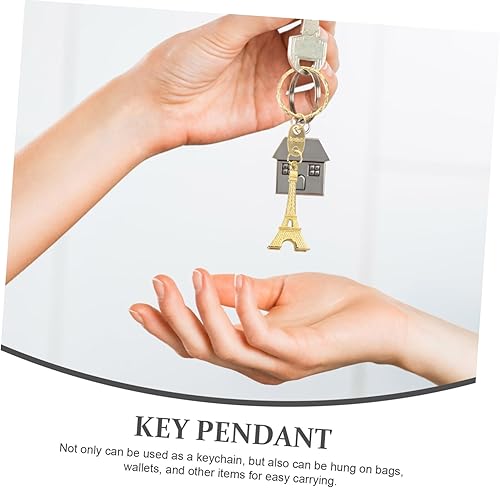 Miniatura 9 de Gadpiparty 12 llaveros de la Torre Eiffel, regalos para niños y niñas, recuerdo de fiesta de cumpleaños, Torre Eiffel de París, llaveros retro