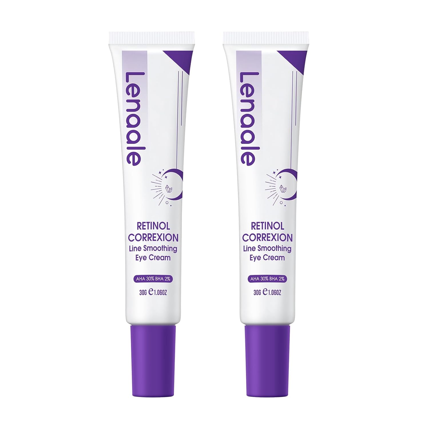 Eye Cream, Retinol Eye Cream for Dark Circles, Puffiness Anti Aging, With Hyaluronic Acid, Peptides, Caffeine Reduces Bags, Smooths Wrinkles & Fine Lines, Dark Circles Under Eye Treatment, 2Pack