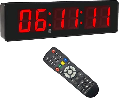 2 pulgadas 6Digits reloj de pared LED cuenta regresiva temporizador para escapar tiempo escuela discurso