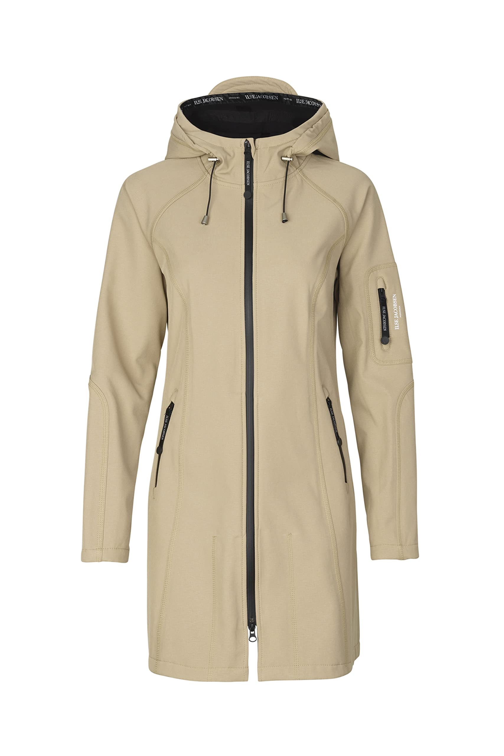 Ilse Jacobsen Hornbæk Women's Gris Stretch Softshell And Fleece Waterproof Jacket
