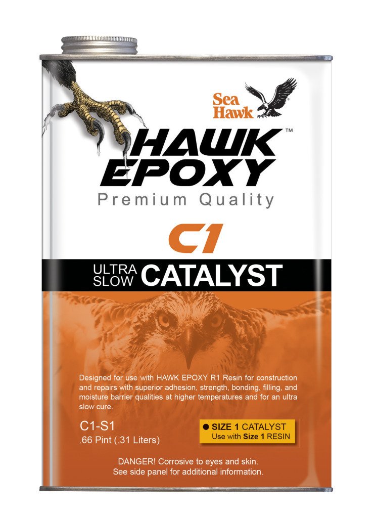 Seahawk Ultra Slow Catalyst Size 1.66 PT - Hawk Epoxy