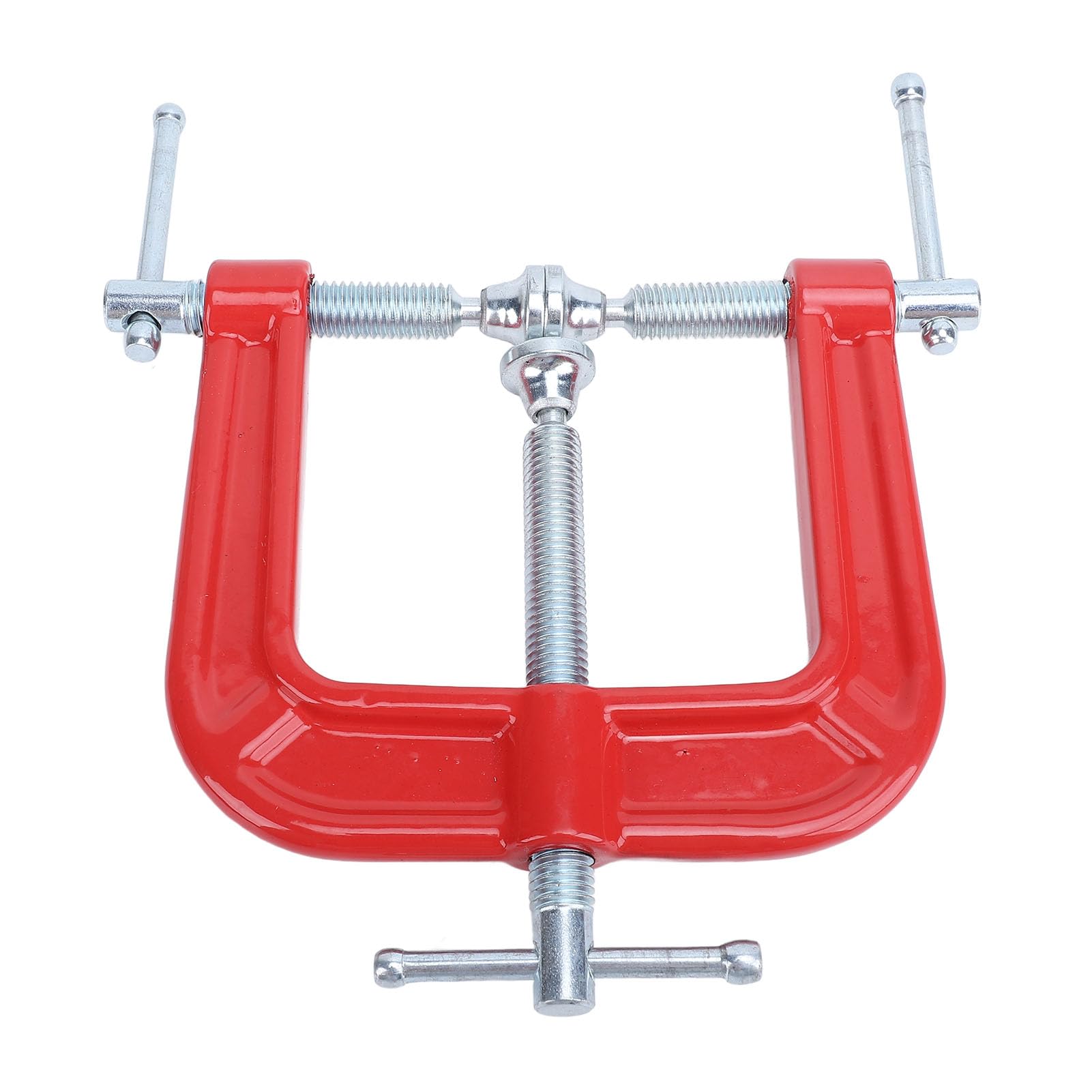 3 Way C Clamp Strong Force Clamp Maximum 60mm Opening 70mm Depth Woodworking Clamp for Various Industries with Ball Milled Cast Iron Material