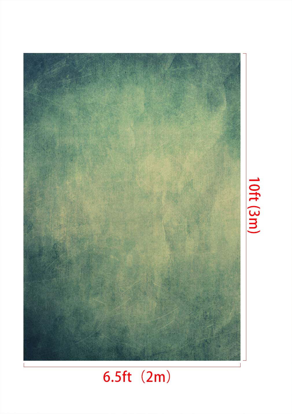 Kate 2x3m(6x10ft) Fondo de Foto Verde Fondo Abstracto Verde Amarillo Accesorios de fotografía de Estudio Personal