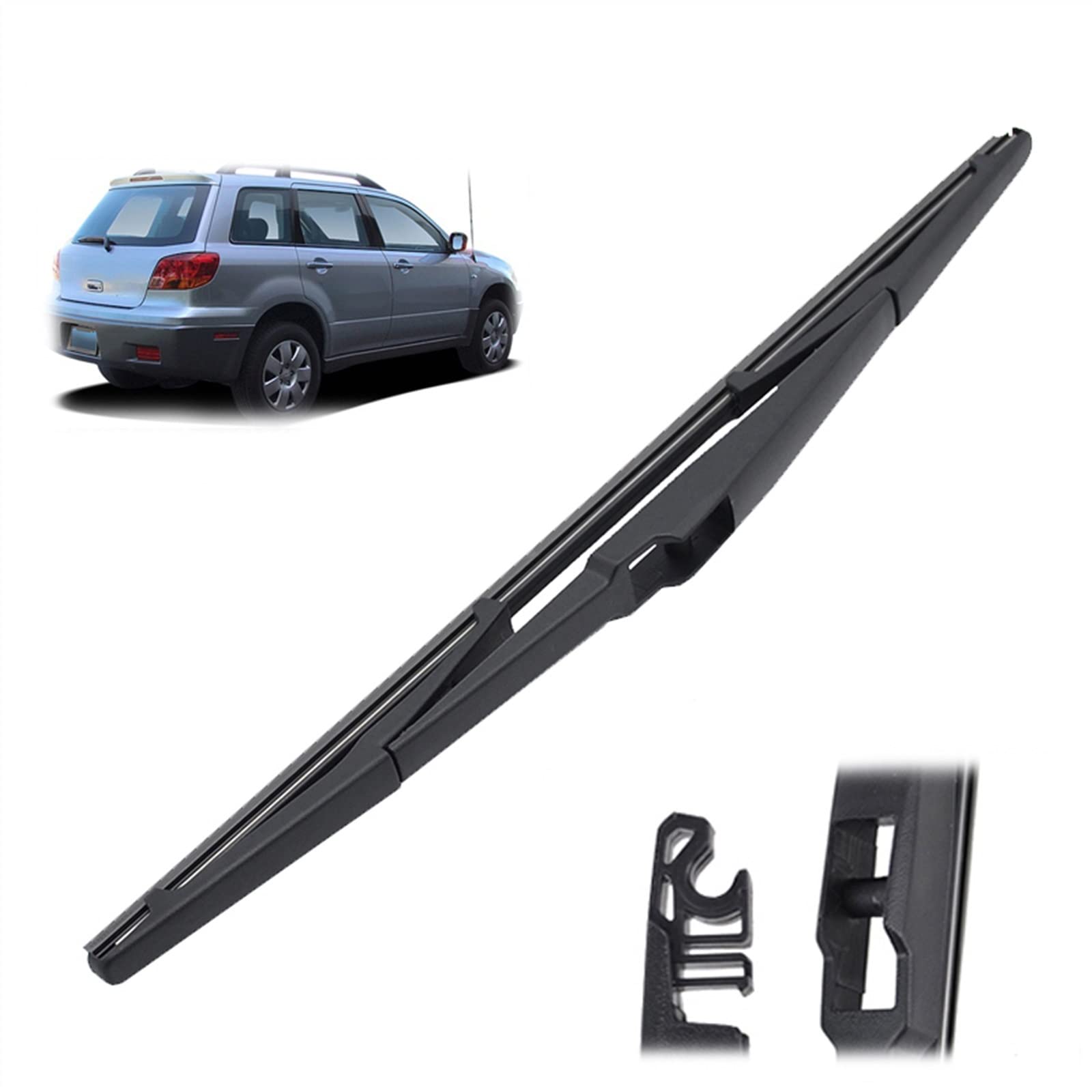 Essuie-glace arrière Mitsubishi Outlander MK1, lame 14" pour sécuriser vos trajets sous la pluie