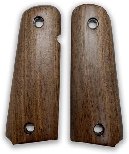 Miniatura 2 de Zib Grips, Agarres de madera 1911, accesorios 1911, agarres de corte de seguridad Ambi 1911, tamaño completo 1911, para Ruger, Colt, Kimber, Tauro y