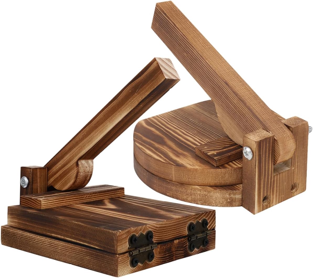 2pcs Wooden Dumpling Press Tool Presser for Homemade Dumpling Wrappers and Noodles for Kitchen Use Restaurants and Baking Enthusiasts Kitchen Essential