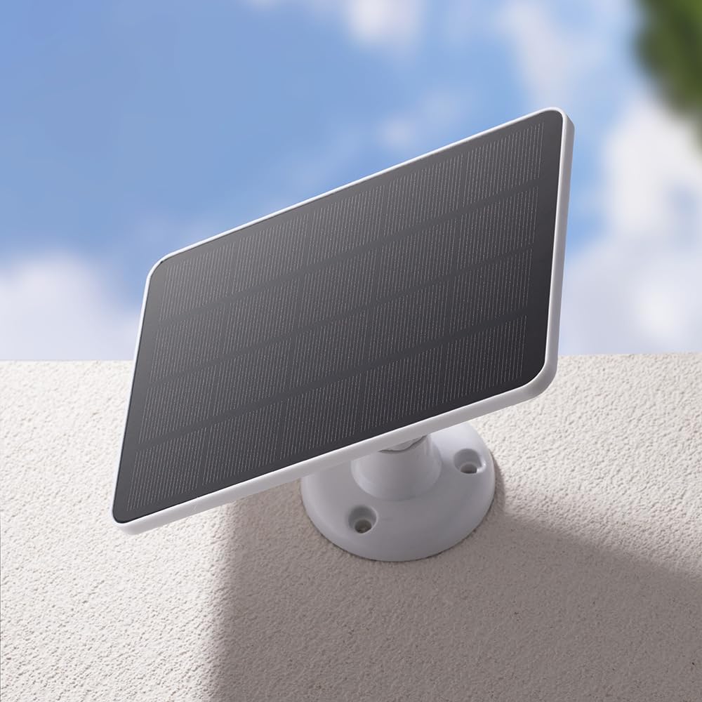 Panele słoneczne, ładowarka do kamery monitoringu IP 20 W z 3-metrowym przewodem ładującym Panel słoneczny IP65 Uchwyt montażu na ścianie Pierścień Reflektor kamery/kamera typu Stick Up