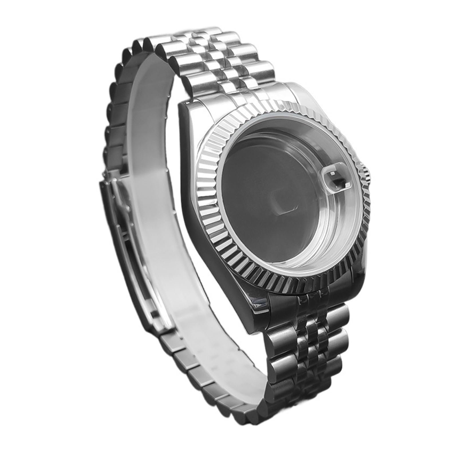 36 mm/39 mm szafirowe szkło męskie etui na zegarek nadaje się do ruchu NH35 NH36 NH34 wodoodporna stal nierdzewna