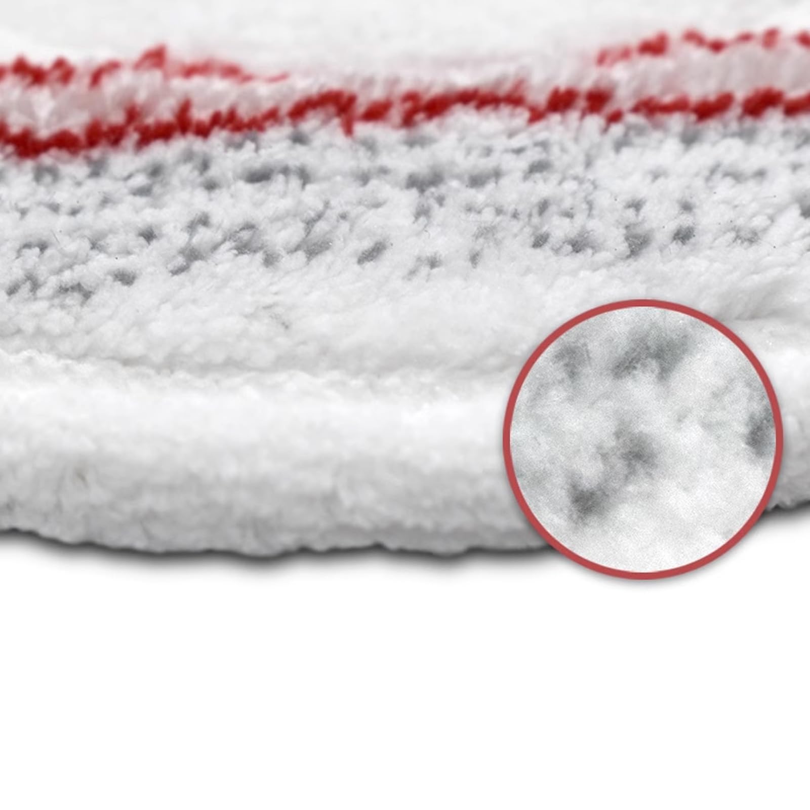 2 Pièces Recharge de Serpillere en Microfibres pour Vileda Spin and Clean Mop, ête de Serpillière de Remplacement Lavables et Réutilisables pour Nettoyer les Sols Serpillere pour Vileda