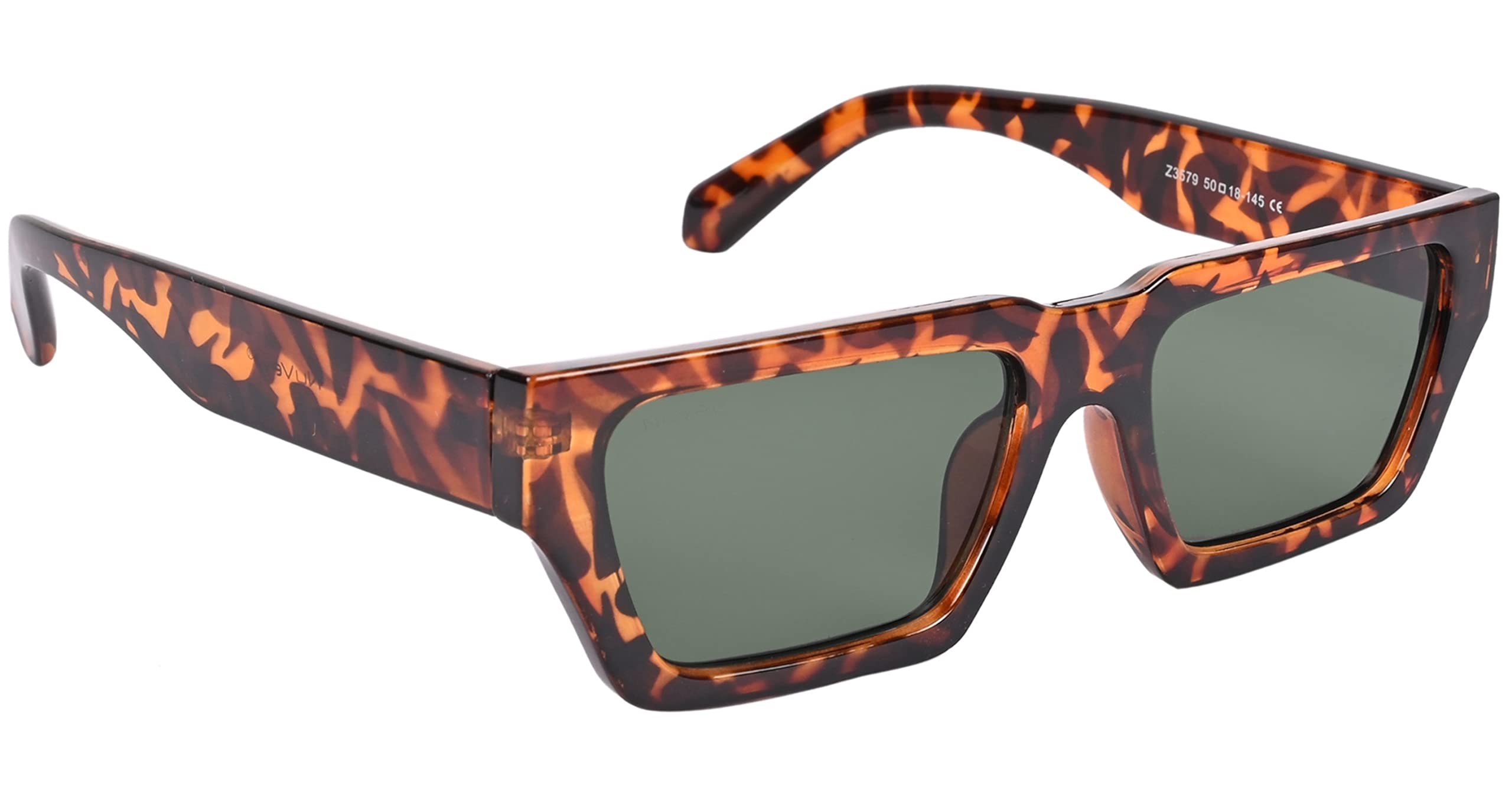 NuVew® UV Protected Retro Wayfarer/Rectangular Sunglasses for Men & Women (NW-3579-32)