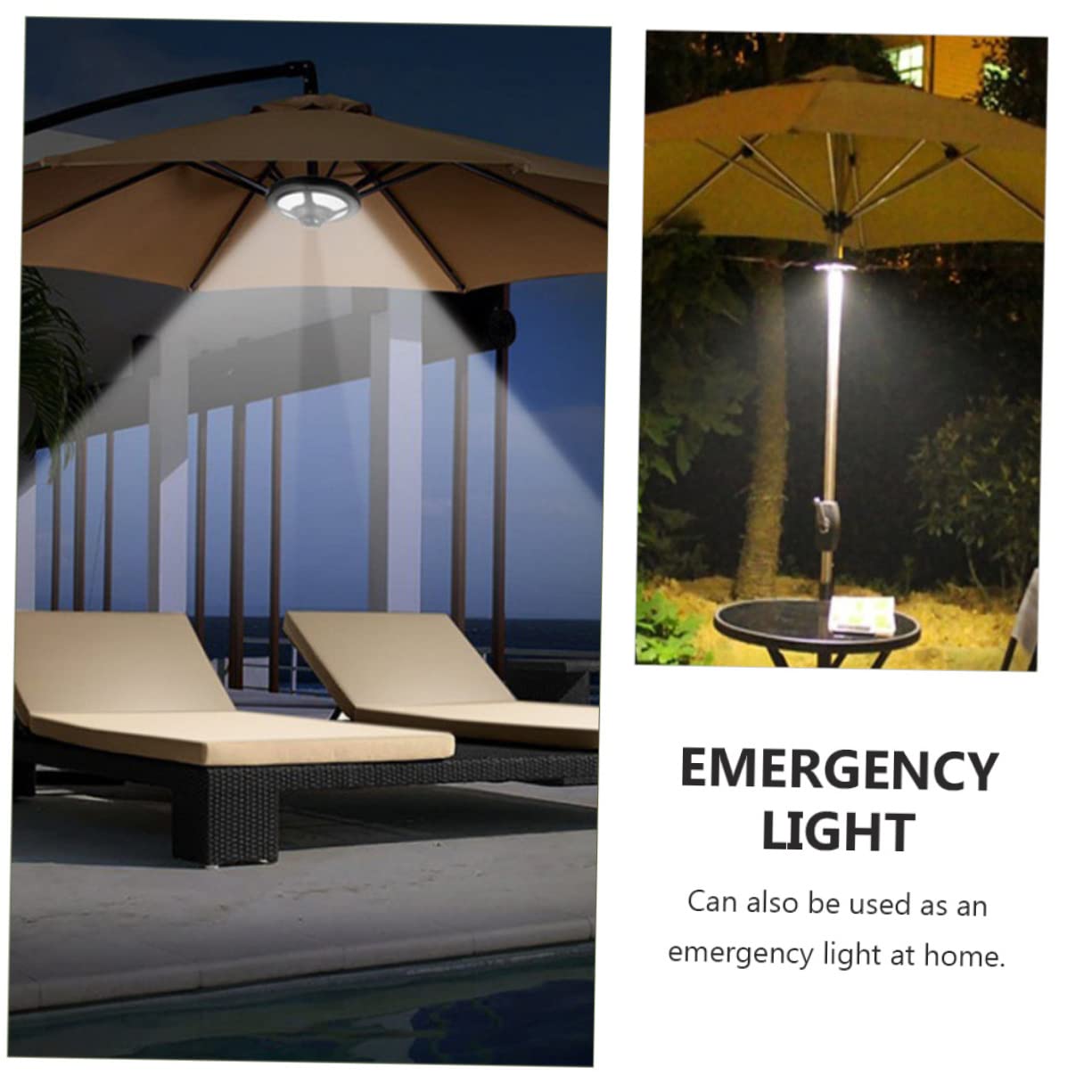 Lámpara LED Multifunción de Camping para Sombrilla y Hogar