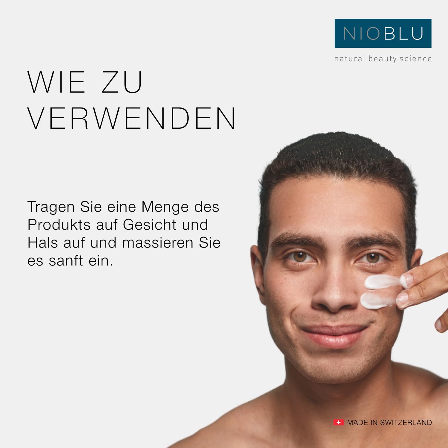 Nio Moisturizing Face Cream – Herren – Leichte Textur – Schnell absorbierend – Feuchtigkeitsspendend – Nährend – Schützend – Natürliche Inhaltsstoffe – Moderne Technologie – 100 ml