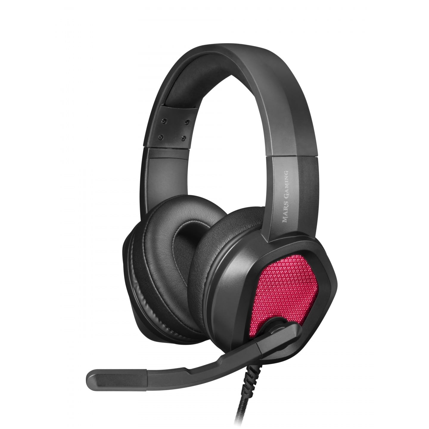 Mars Gaming MH320, RGB Gaming Headset, Ultra-BASS 3D Sound, Noise-Filtered Microphone, Ultralight Rotatable, Windows/PS4/PS5/XBOX ONE/XBOX SERIES X-S/Mac/Switch/Switch 2/Smartphone/Tablet, Black