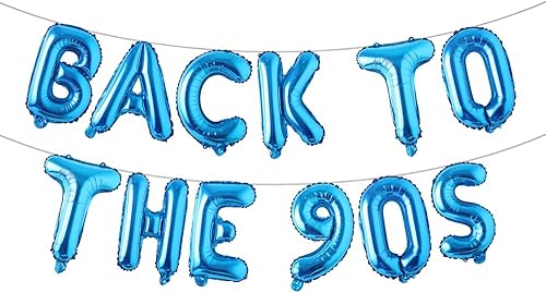 Miniatura 39 de Cartel de globos de regreso a los 80, pancarta de fiesta de cumpleaños de los años 80 y 90, globo retro para fiesta de los 80, decoraciones de
