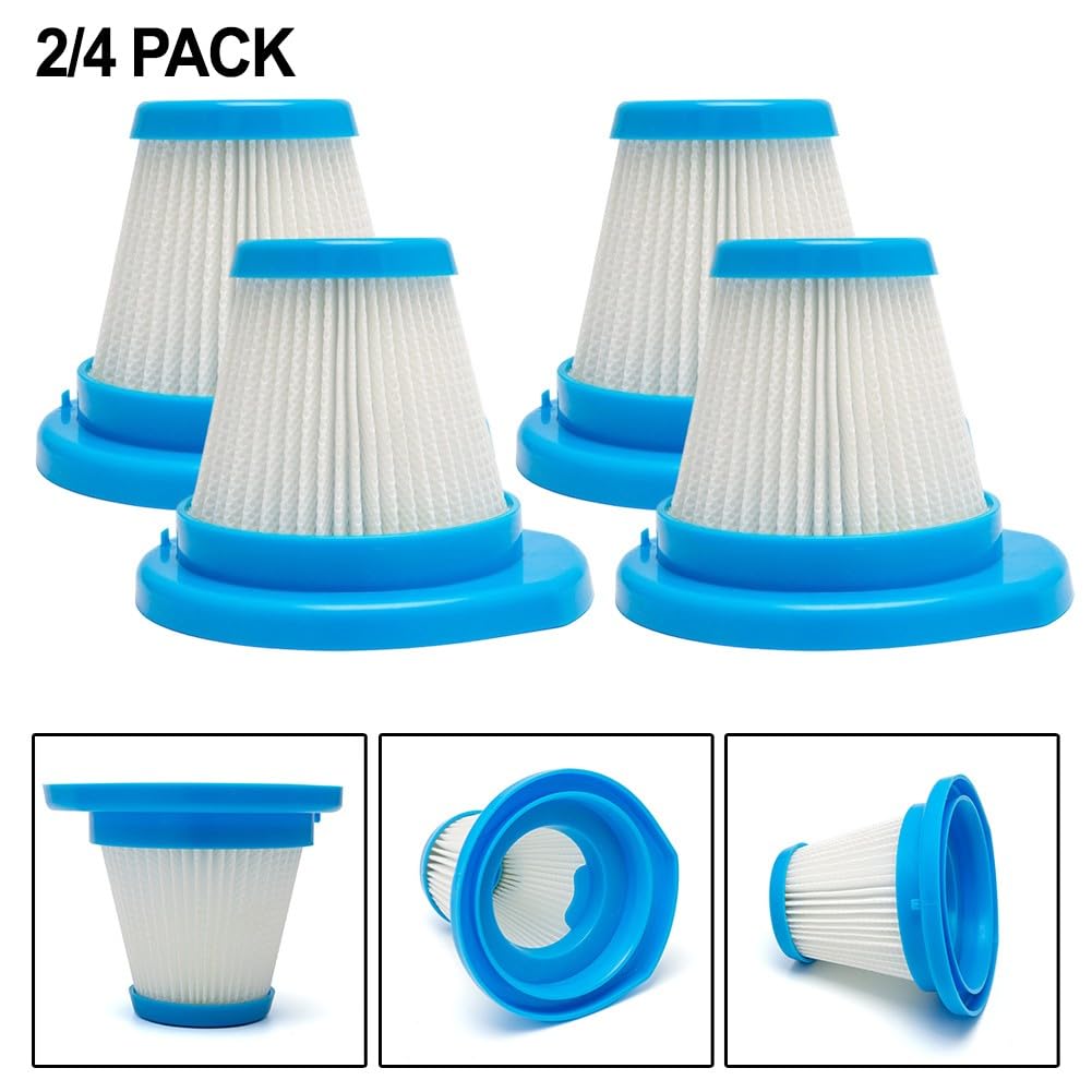ZYWUOY Filtro lavable para aspiradora con cable POWERSERIES+, pieza reutilizable para limpiador BDSV2-BLK 3 en 1, papel de filtro azul para caspa de mascotas