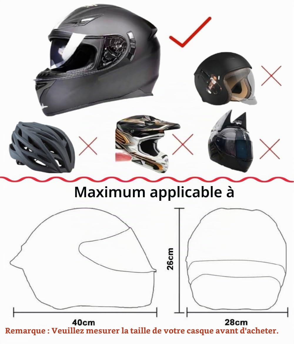 Housse de Casque Moto Halloween, Couvre-Casque de Moto Amusante en Peluche Citrouille/Lapin/Démon/Chat Noir, Accessoires pour Casques de Moto