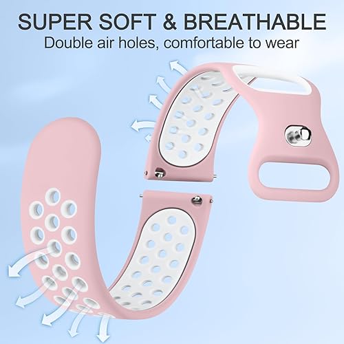 Miniatura 4 de Meliya Bandas de silicona para reloj Gizmo 321 Gabb reloj SyncUP para niños, 0.787 pulgadas de silicona suave correa deportiva de repuesto para