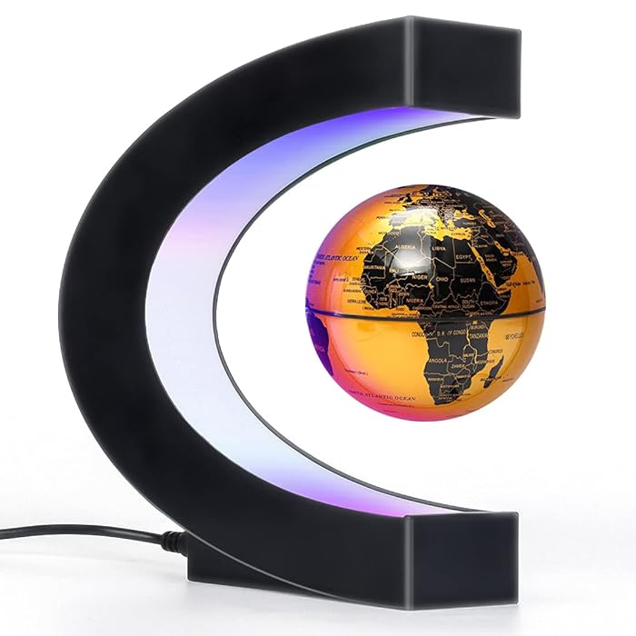 Buy RTOSY Levitation Floating Globe with LED Light, Office